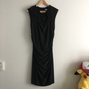 Cache Ruched Sleeveless Bodycon Cutout Front Bodyc‎